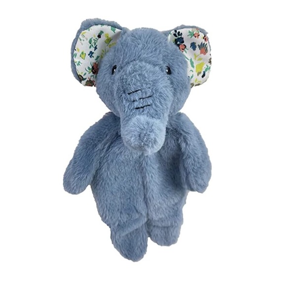 Pet Lou Other - Pet Lou Floppy Elephant Plush Squeker Dog Toy, 13-inch Height, Blue